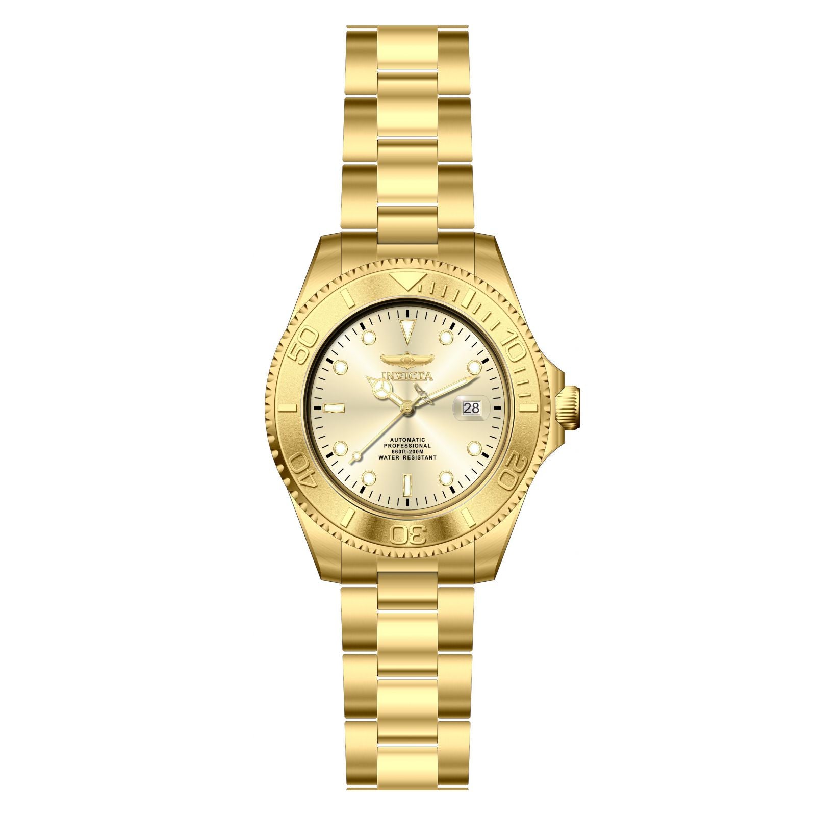 RELOJ  PARA HOMBRE INVICTA PRO DIVER 28950 - DORADO