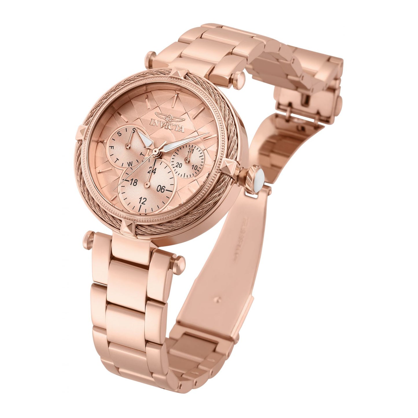 RELOJ  PARA MUJER INVICTA BOLT 28961 - ROSA   ORO