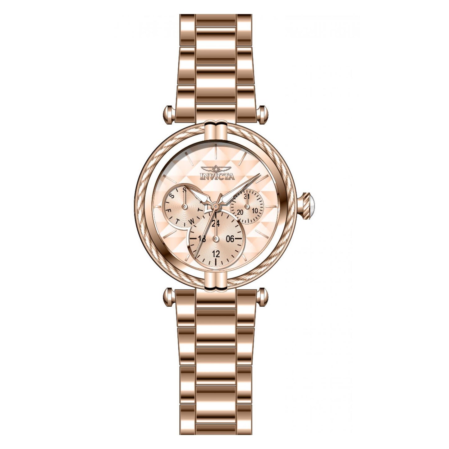 RELOJ  PARA MUJER INVICTA BOLT 28961 - ROSA   ORO