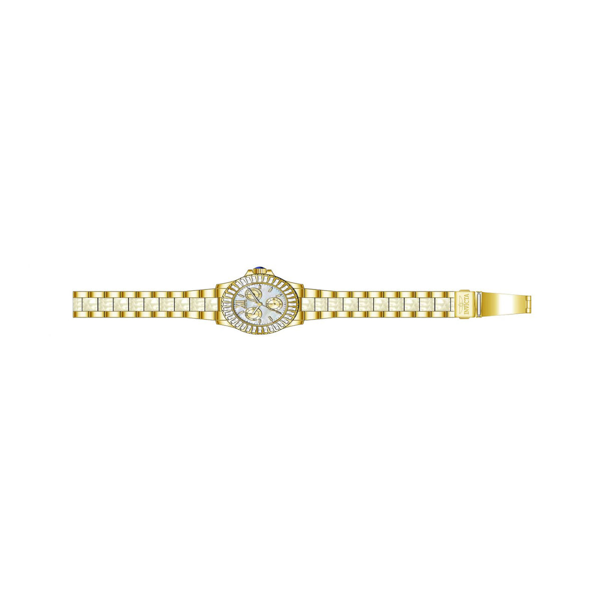 RELOJ  PARA MUJER INVICTA ANGEL 29094 - DORADO BLANCO