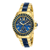 RELOJ  PARA MUJER INVICTA ANGEL 29096 - DORADO AZUL