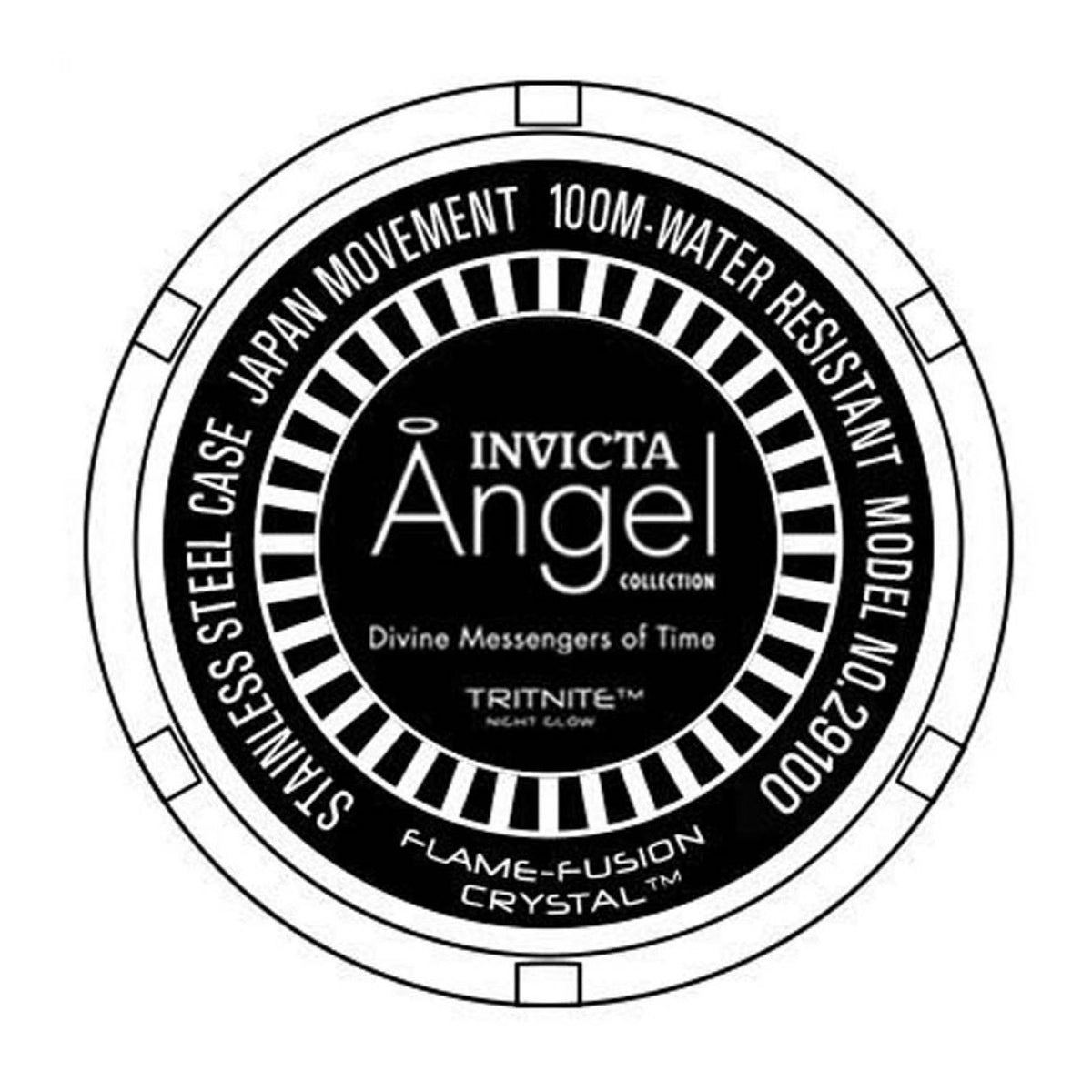 RELOJ  PARA MUJER INVICTA ANGEL 29100 - PLATEADO