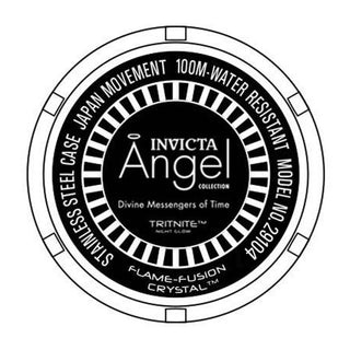 RELOJ  PARA MUJER INVICTA ANGEL 29104 - DORADO BLANCO