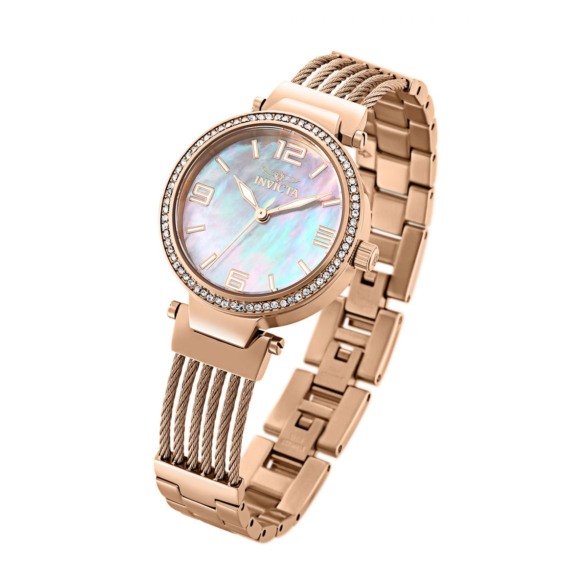 RELOJ  PARA MUJER INVICTA BOLT 29144 - ORO ROSA