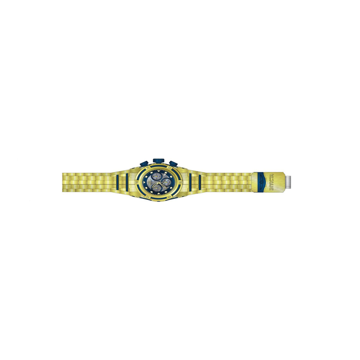 RELOJ  PARA HOMBRE INVICTA RESERVE 29738 - DORADO AZUL OSCURO