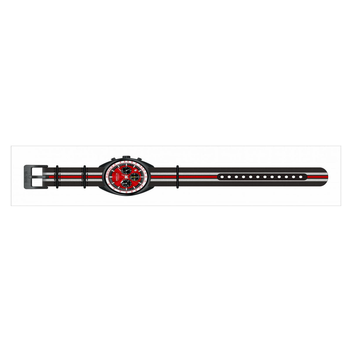 RELOJ  PARA HOMBRE INVICTA S1 RALLY 29992 - NEGRO, ROJO, PLATA