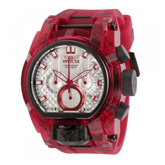 RELOJ DEPORTIVO PARA HOMBRE INVICTA BOLT 29996 - PLATA, ROJO