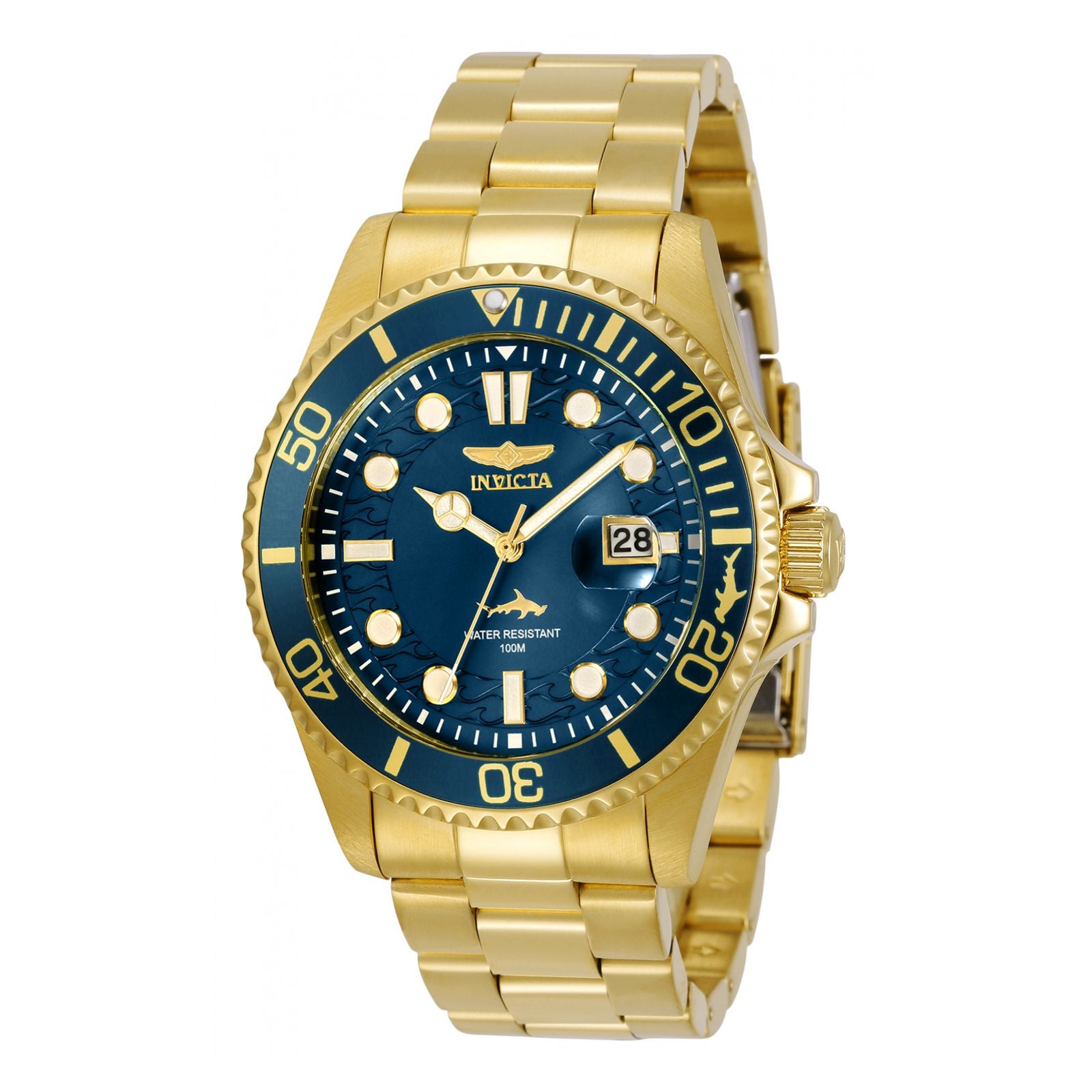 RELOJ  PARA HOMBRE INVICTA PRO DIVER 30024 - DORADO