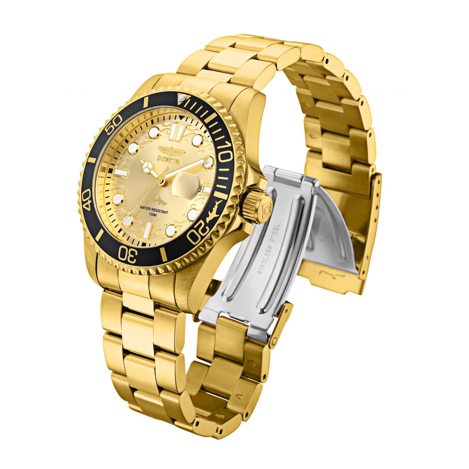 Invicta pro diver reloj de cuarzo best sale para hombre con correa de acero inoxidable