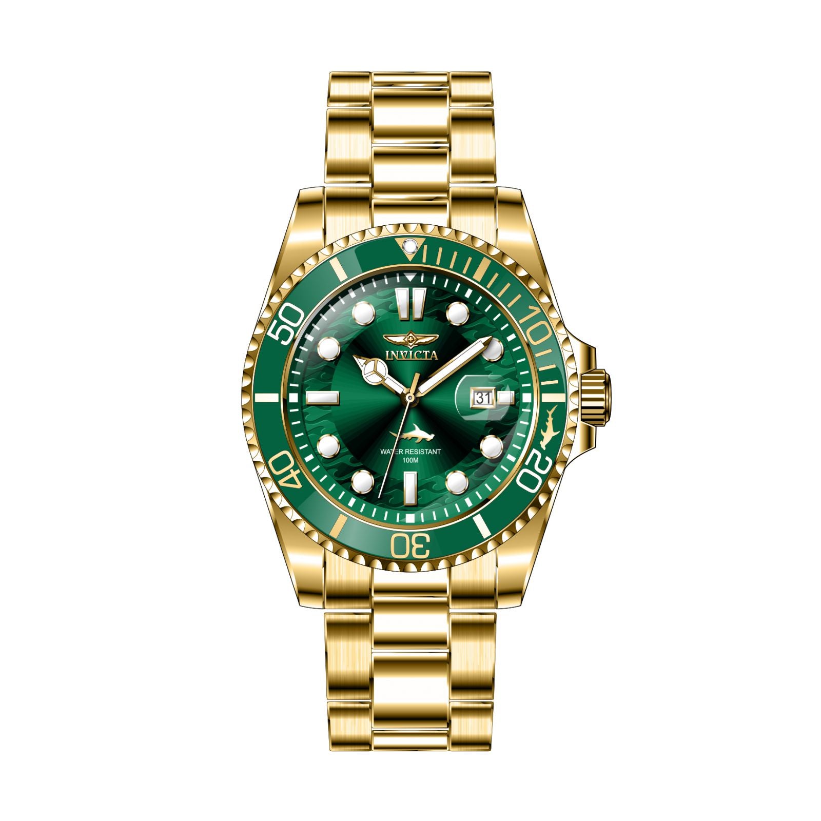 Las mejores ofertas en Relojes de pulsera Invicta verde para hombres