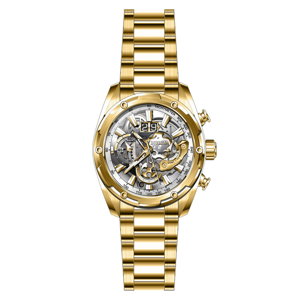 RELOJ  PARA HOMBRE INVICTA SPEEDWAY 30038 - DORADO
