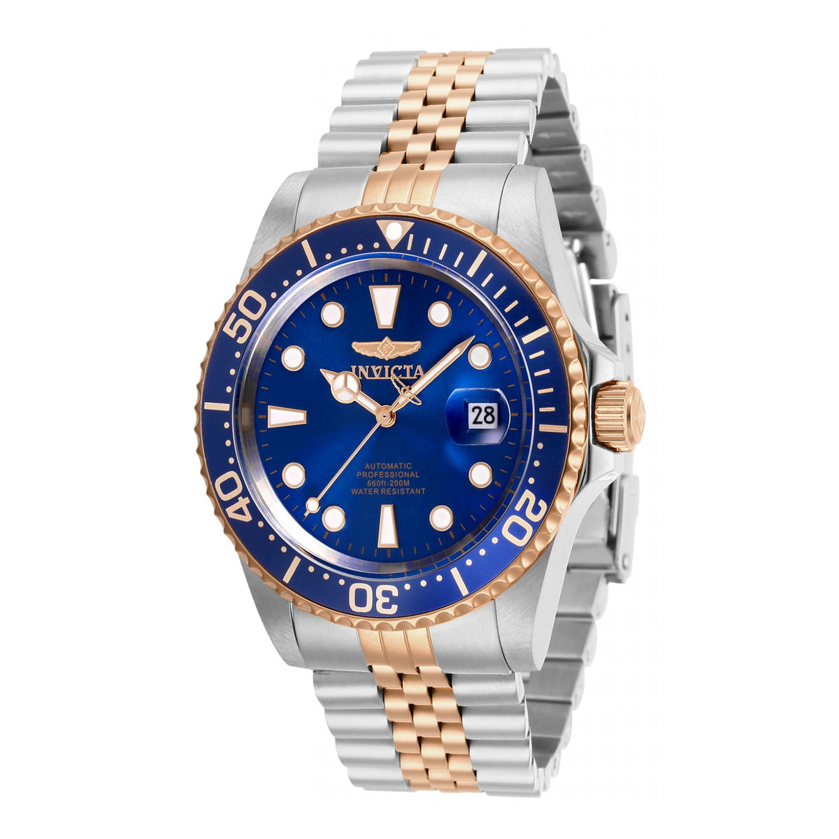 RELOJ  PARA HOMBRE INVICTA PRO DIVER 30098 - ACERO, ORO ROSA