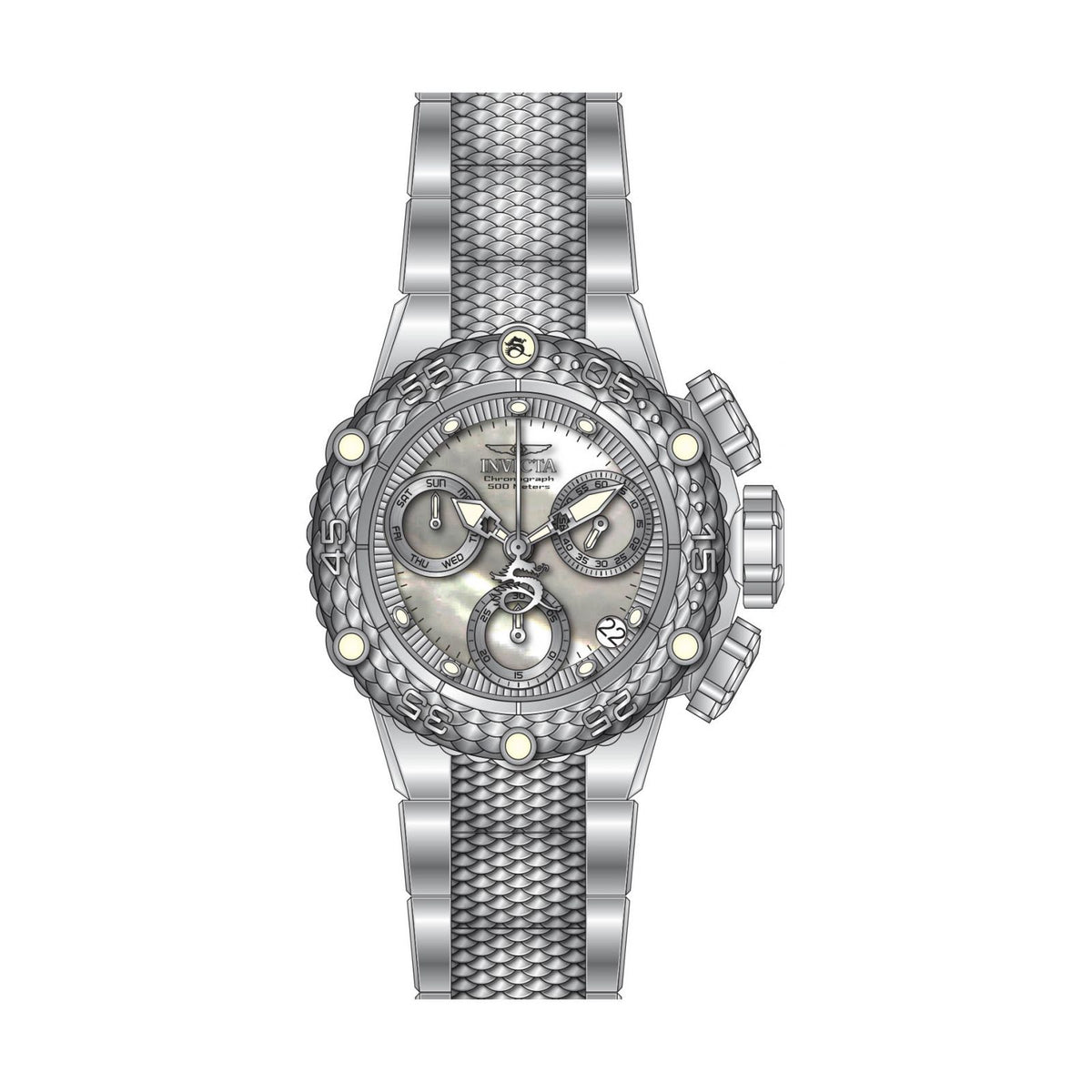 RELOJ  PARA MUJER INVICTA SUBAQUA 30155 - ACERO