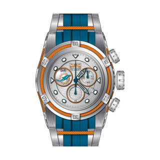 RELOJ  PARA HOMBRE INVICTA NFL 30241 - ACERO, AZUL, NARANJA
