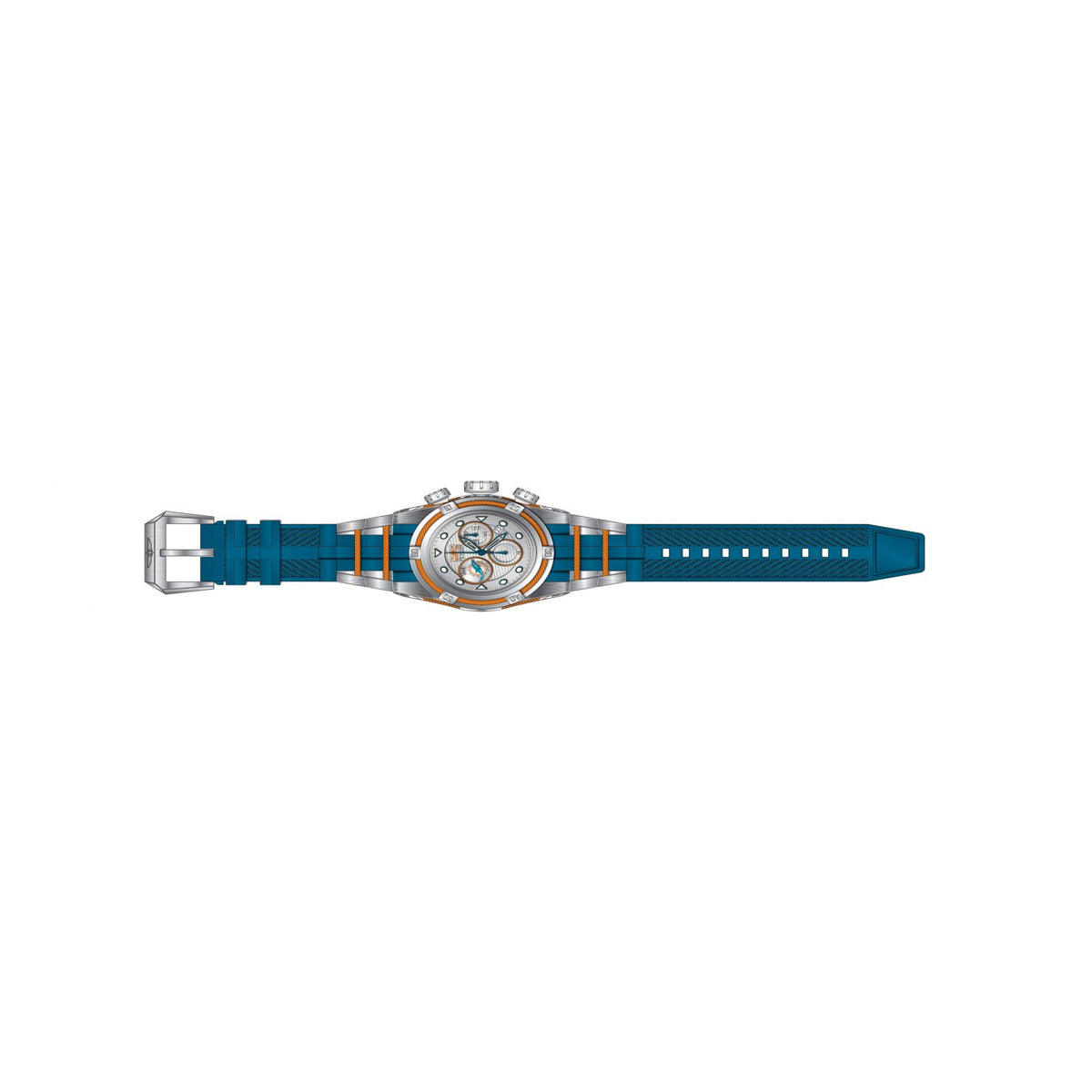 RELOJ  PARA HOMBRE INVICTA NFL 30241 - ACERO, AZUL, NARANJA