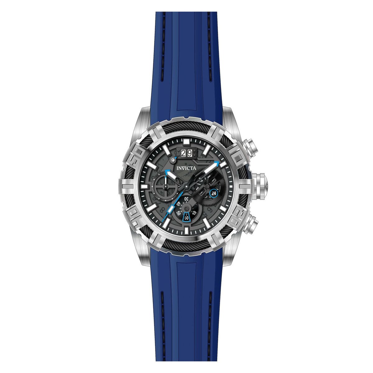 RELOJ DEPORTIVO PARA HOMBRE INVICTA BOLT 30299 - AZUL NEGRO