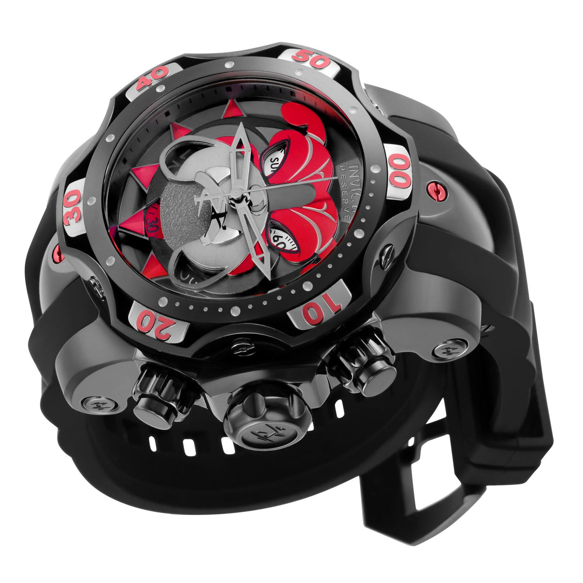 RELOJ  PARA HOMBRE INVICTA RESERVE 30349 - NEGRO, ROJO