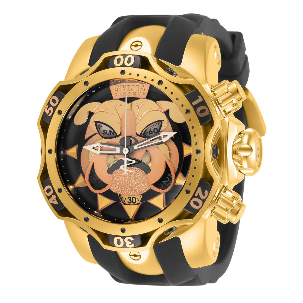 RELOJ  PARA HOMBRE INVICTA RESERVE 30350 - ORO, ORO ROSA, NEGRO