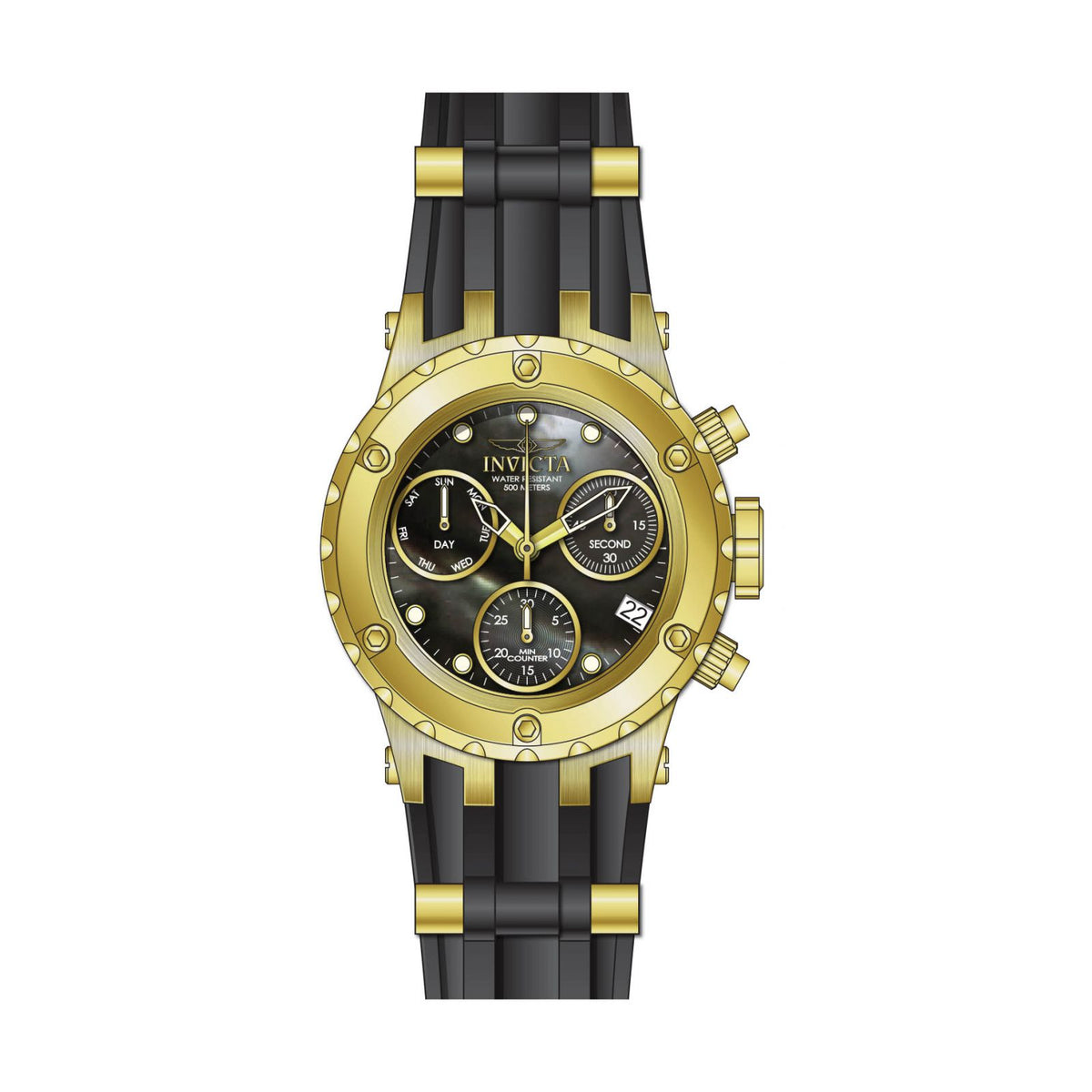 RELOJ CLÁSICO PARA MUJER INVICTA SPECIALTY 30428 - NEGRO