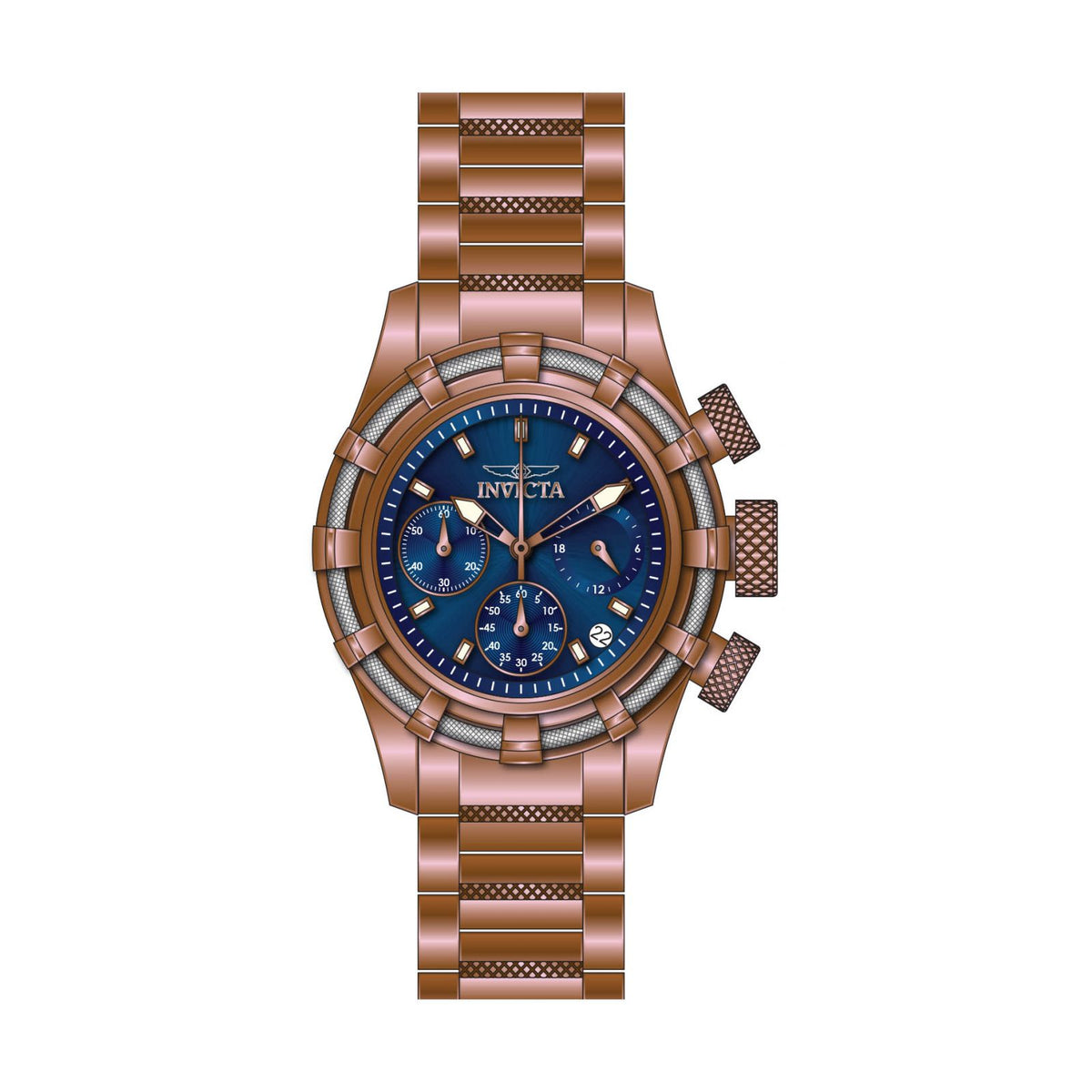 RELOJ  PARA MUJER INVICTA BOLT 30473 - ORO ROSA
