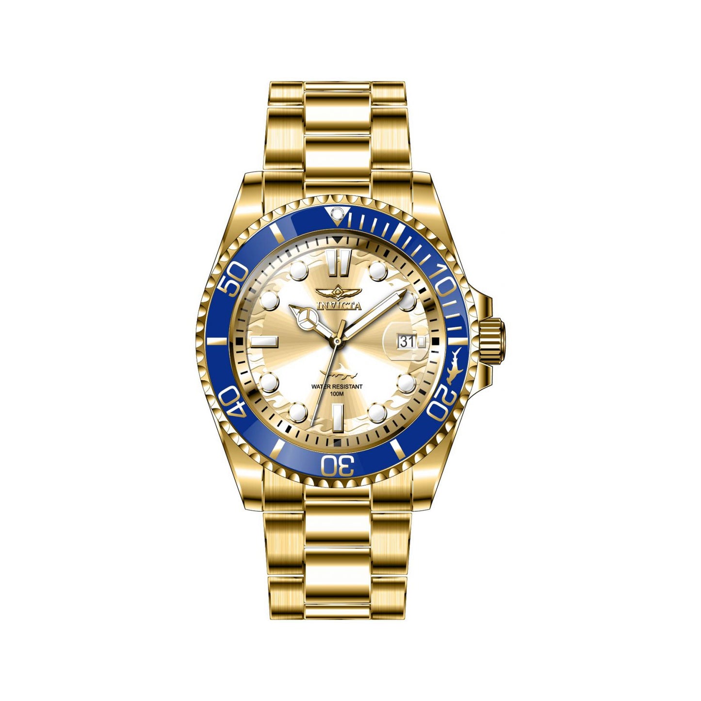 RELOJ  PARA MUJER INVICTA PRO DIVER 30485 - ORO