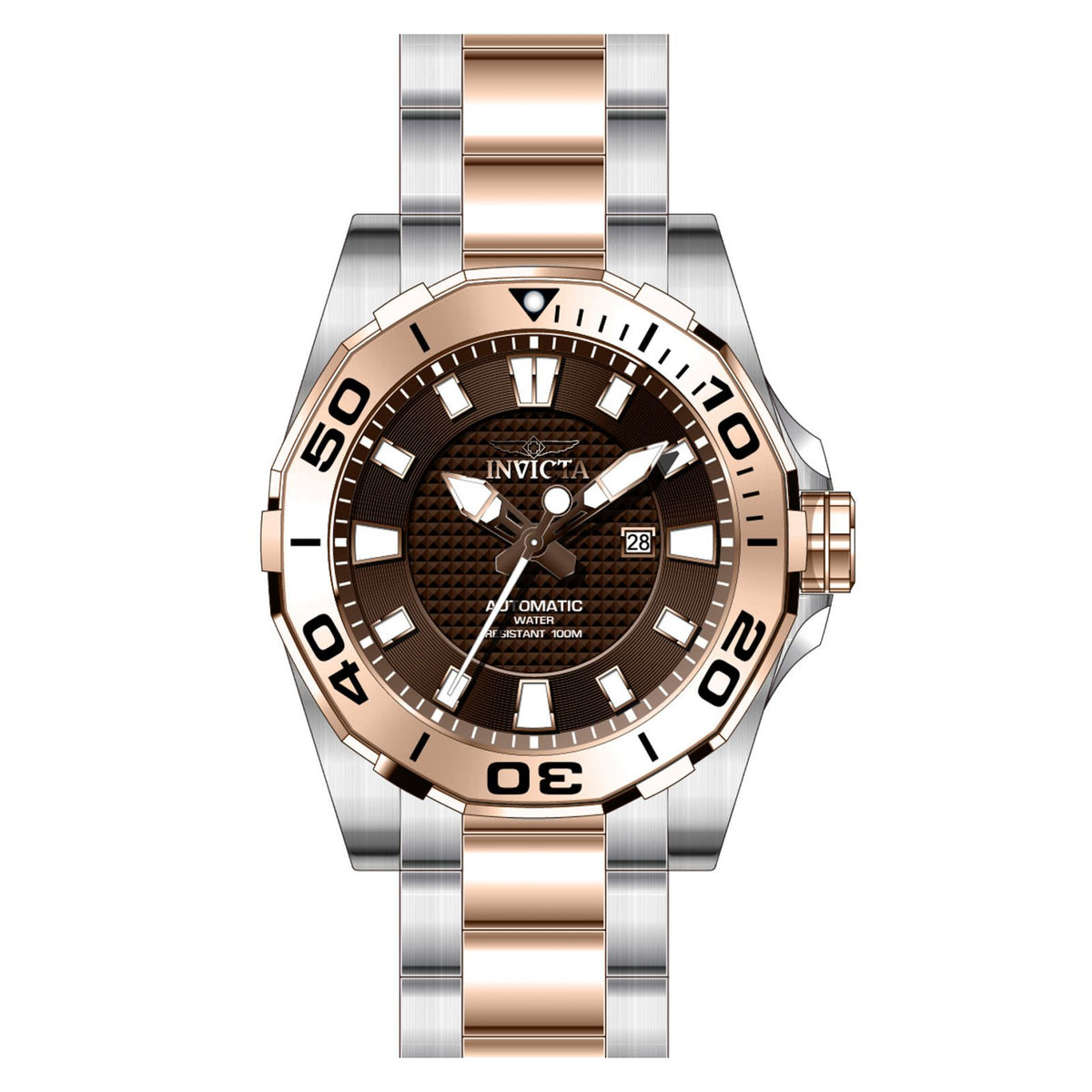 RELOJ  PARA HOMBRE INVICTA PRO DIVER 30513 - ACERO, ORO ROSA