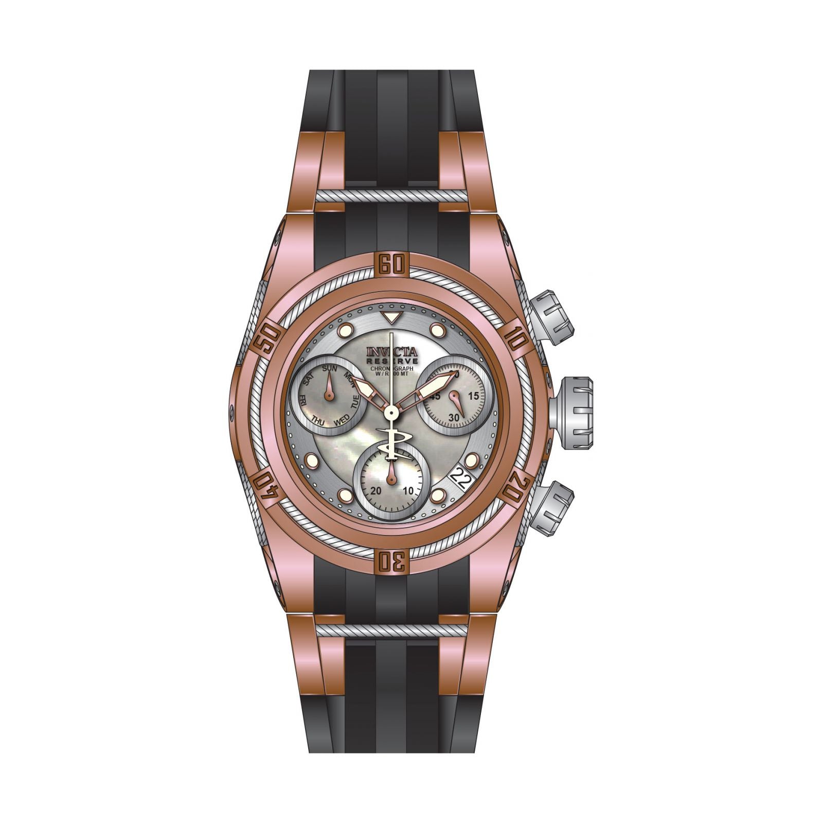 RELOJ  PARA MUJER INVICTA RESERVE 30528 - NEGRO