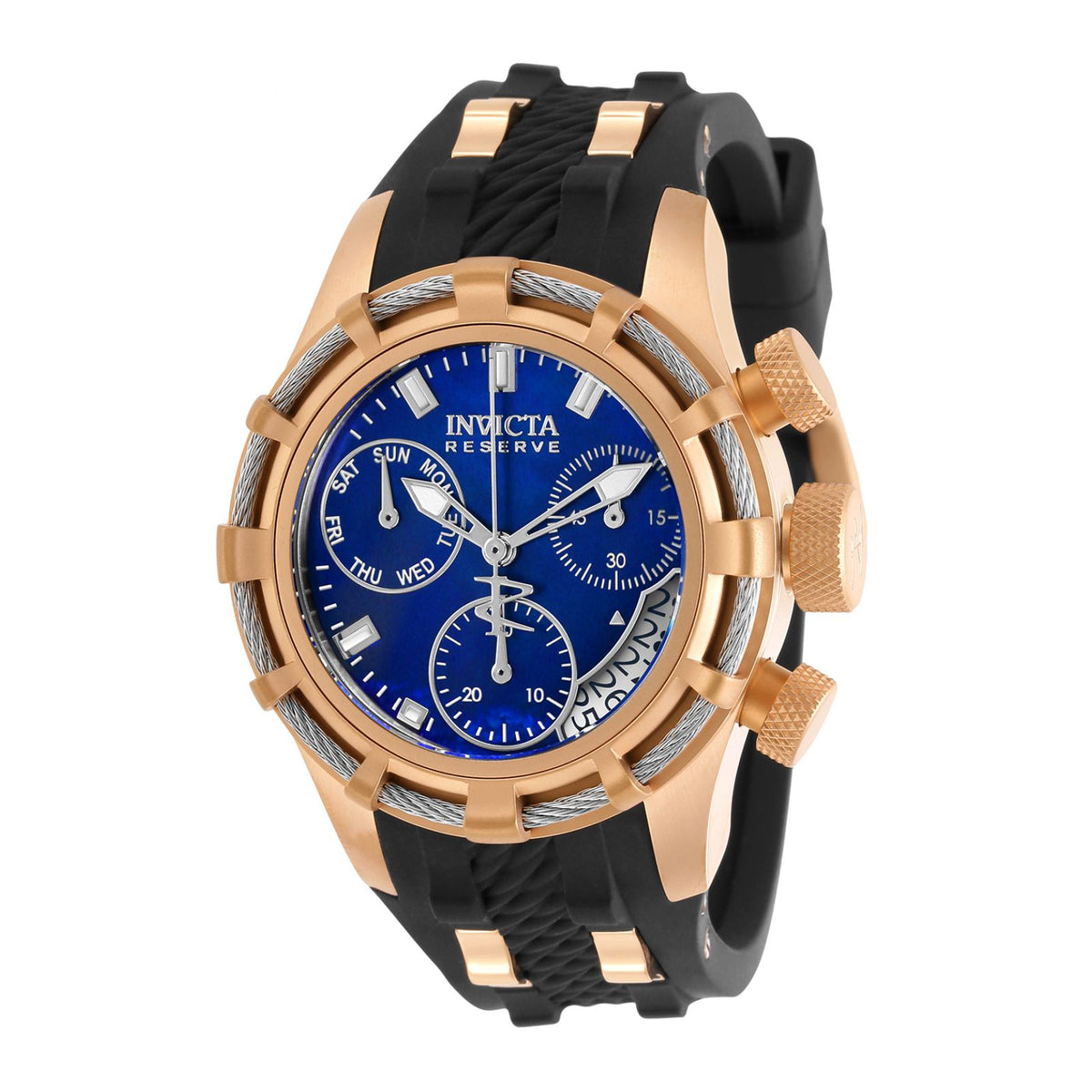 RELOJ  PARA MUJER INVICTA RESERVE 30533 - ORO ROSA, NEGRO