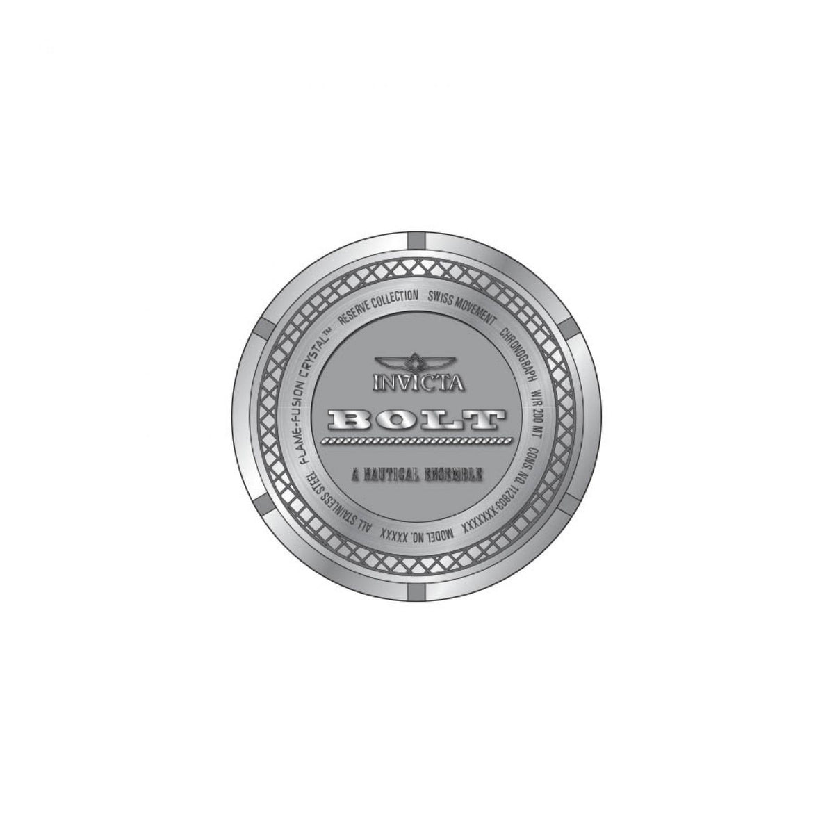 RELOJ  PARA MUJER INVICTA RESERVE 30533 - ORO ROSA, NEGRO