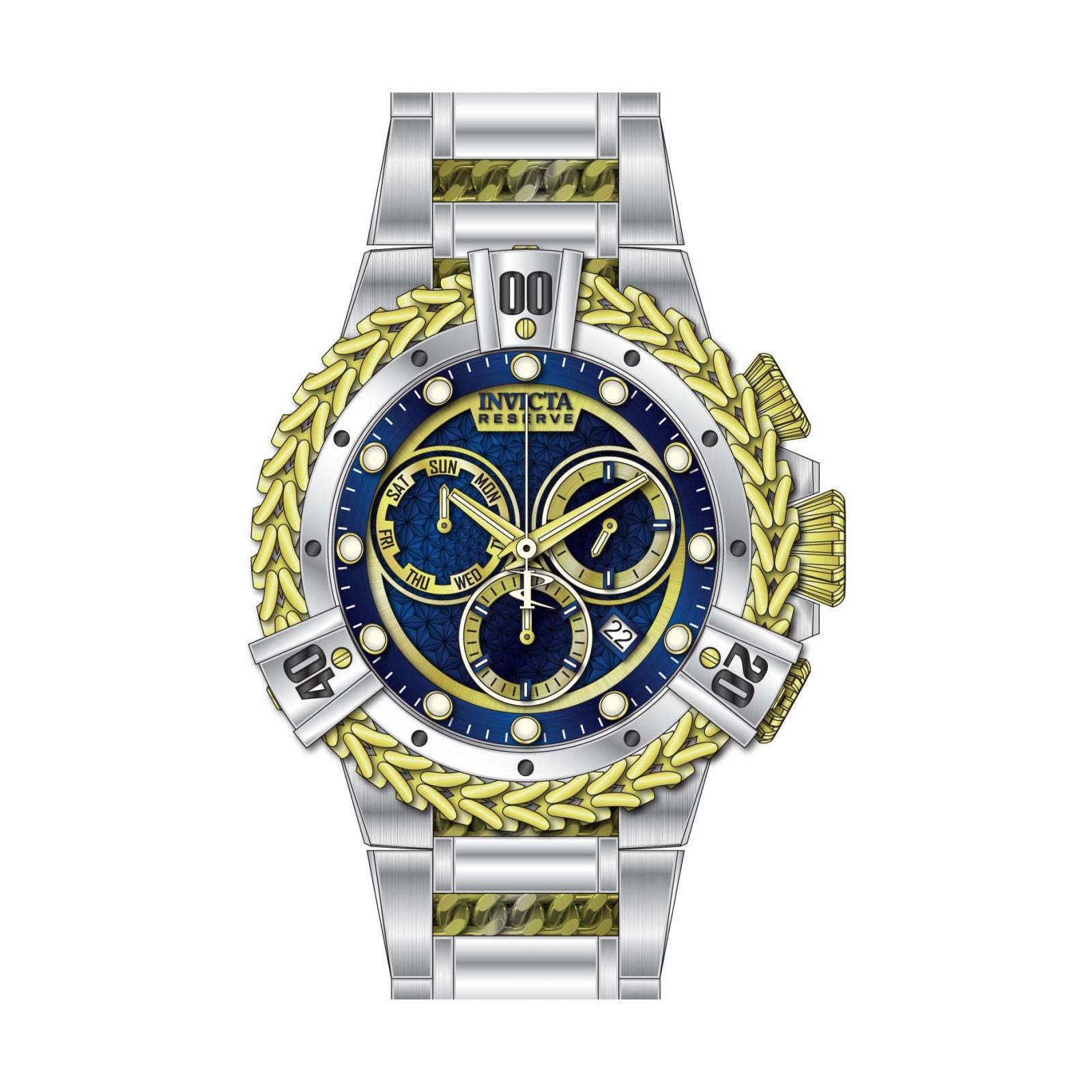 RELOJ  PARA HOMBRE INVICTA RESERVE 30543 - DORADO