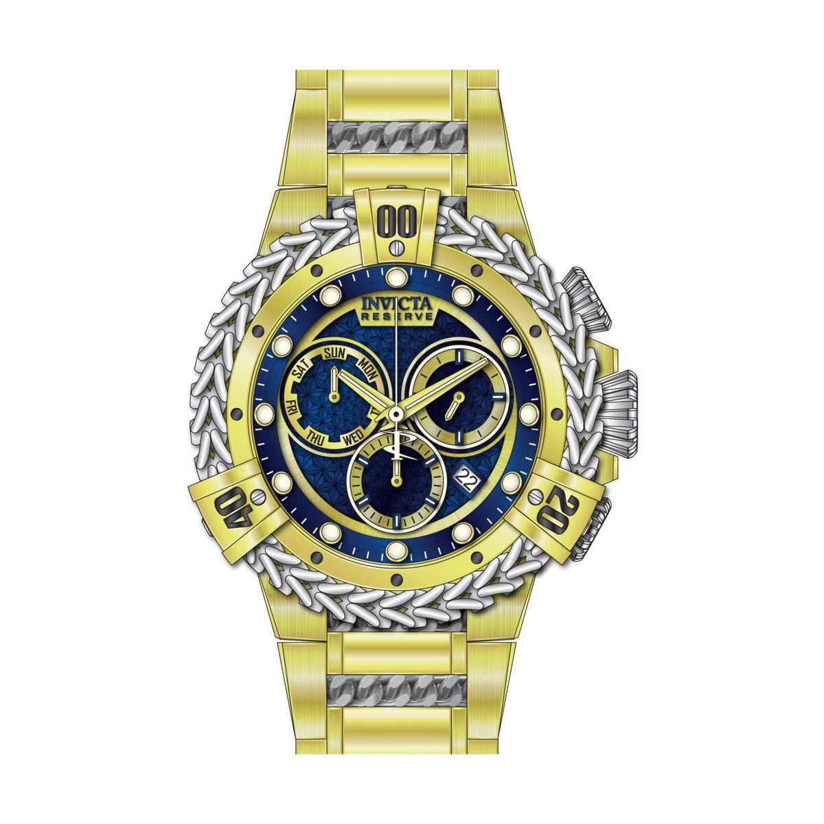 RELOJ  PARA HOMBRE INVICTA RESERVE 30544 - DORADO