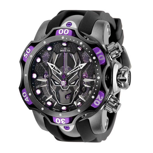 RELOJ PANTERA NEGRA PARA HOMBRE INVICTA MARVEL 30553 - NEGRO