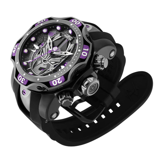 RELOJ PANTERA NEGRA PARA HOMBRE INVICTA MARVEL 30553 - NEGRO