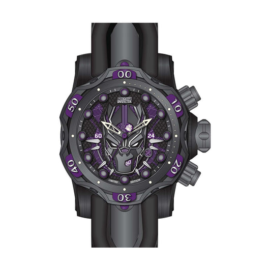 RELOJ PANTERA NEGRA PARA HOMBRE INVICTA MARVEL 30553 - NEGRO