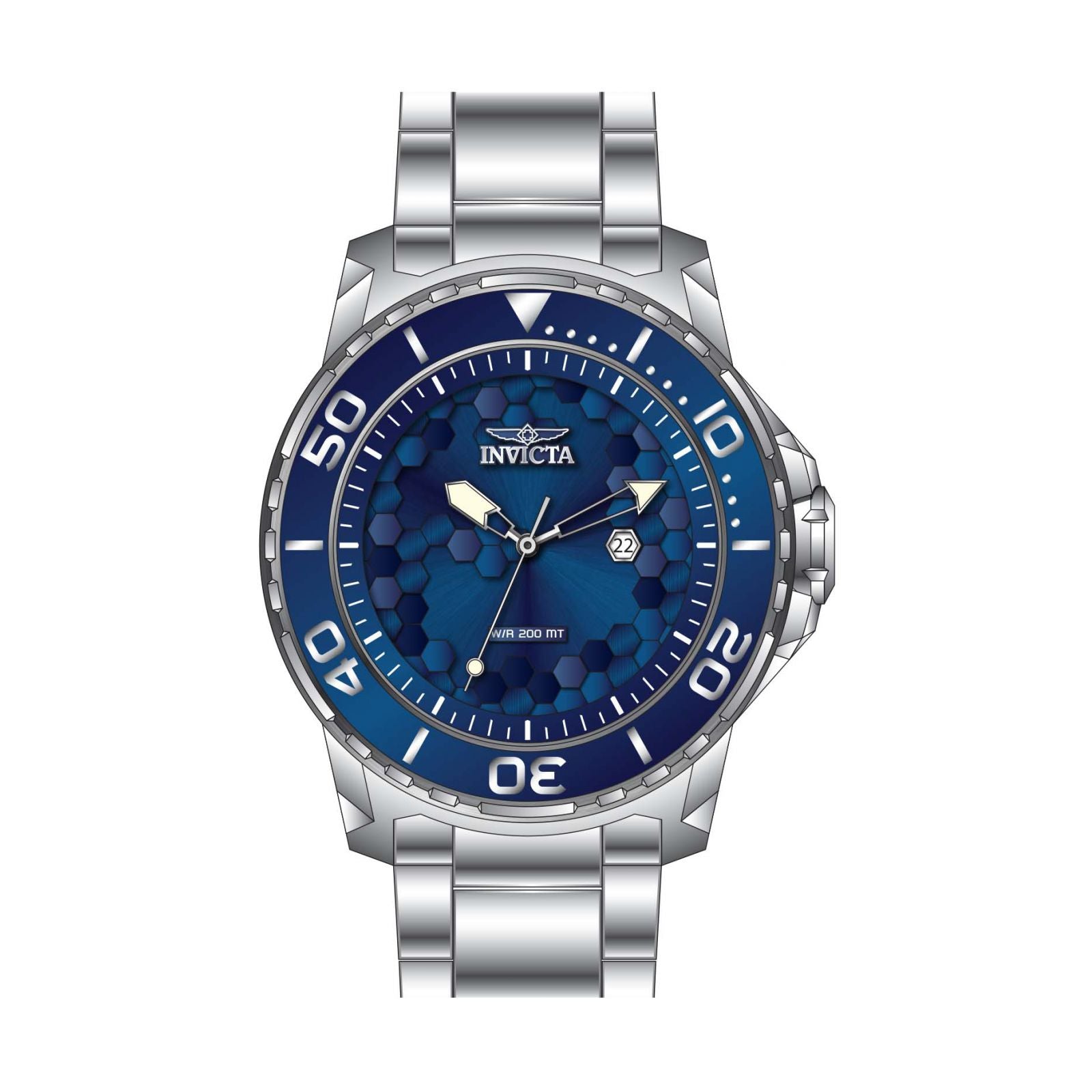 RELOJ  PARA HOMBRE INVICTA PRO DIVER 30561 - PLATEADO