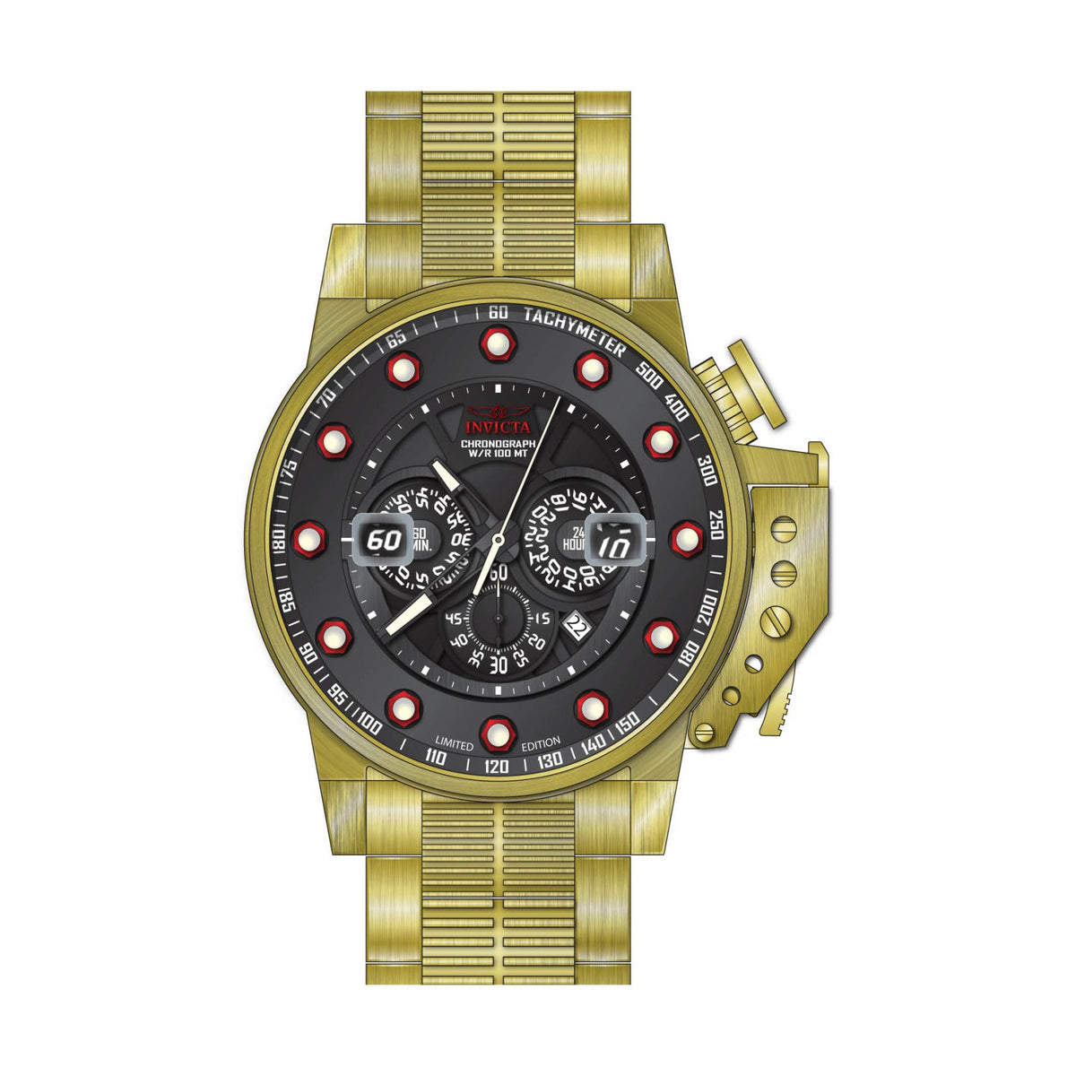 RELOJ  PARA HOMBRE INVICTA I-FORCE 30639 - DORADO