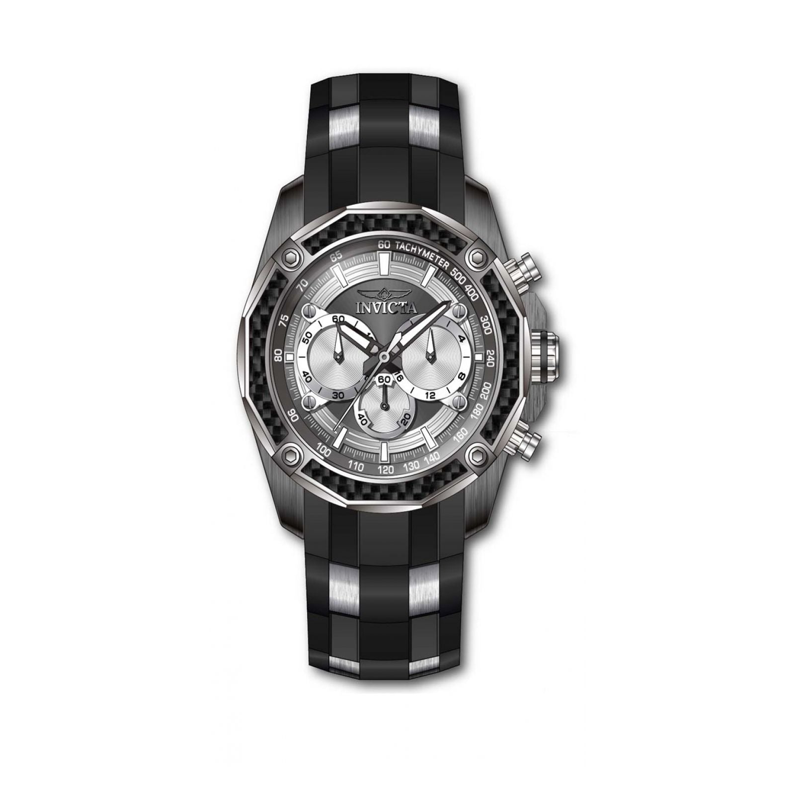 RELOJ DEPORTIVO PARA HOMBRE INVICTA PRO DIVER 30651 - ACERO, NEGRO
