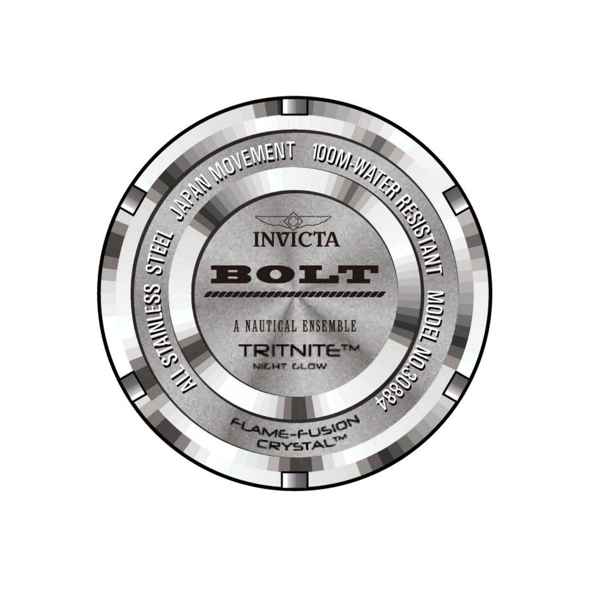 RELOJ  PARA MUJER INVICTA BOLT 30884 - ACERO, ORO