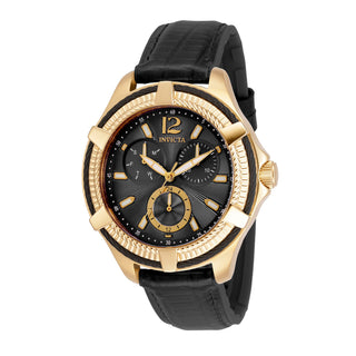 RELOJ CLÁSICO PARA MUJER INVICTA BOLT 30887 - NEGRO, ORO