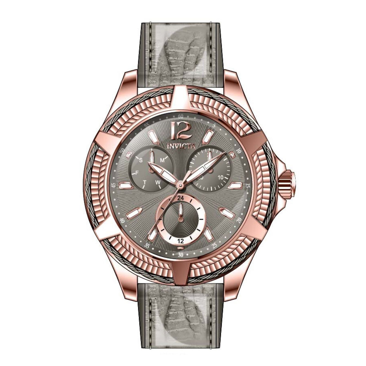 RELOJ CLÁSICO PARA MUJER INVICTA BOLT 30891 - GRIS