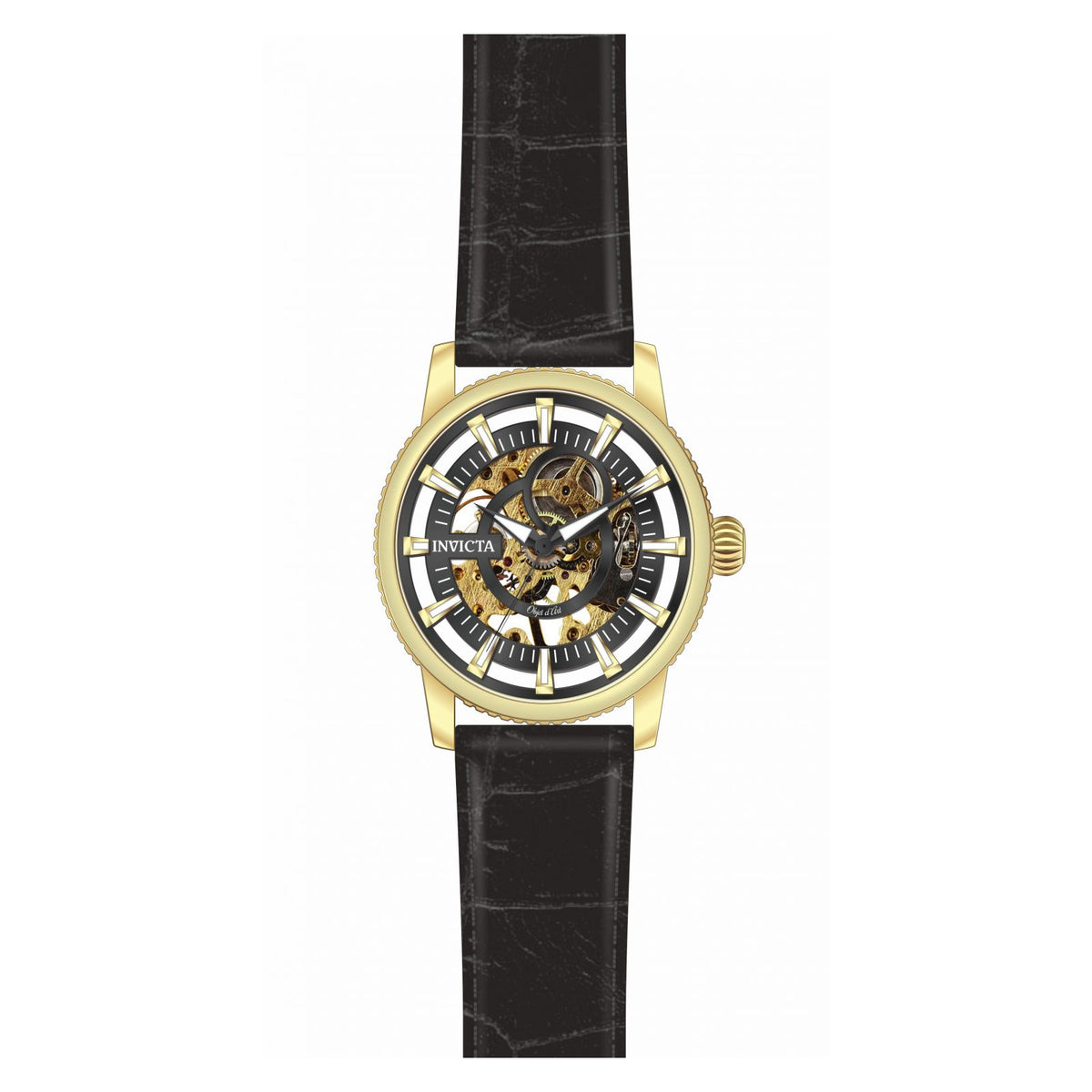 RELOJ CLÁSICO PARA HOMBRE INVICTA OBJET D ART 30923 - NEGRO