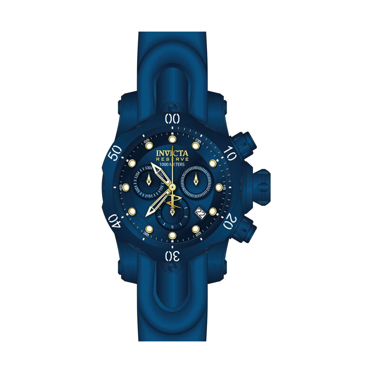 RELOJ  PARA MUJER INVICTA VENOM 31102 - AZUL, AZUL OSCURO