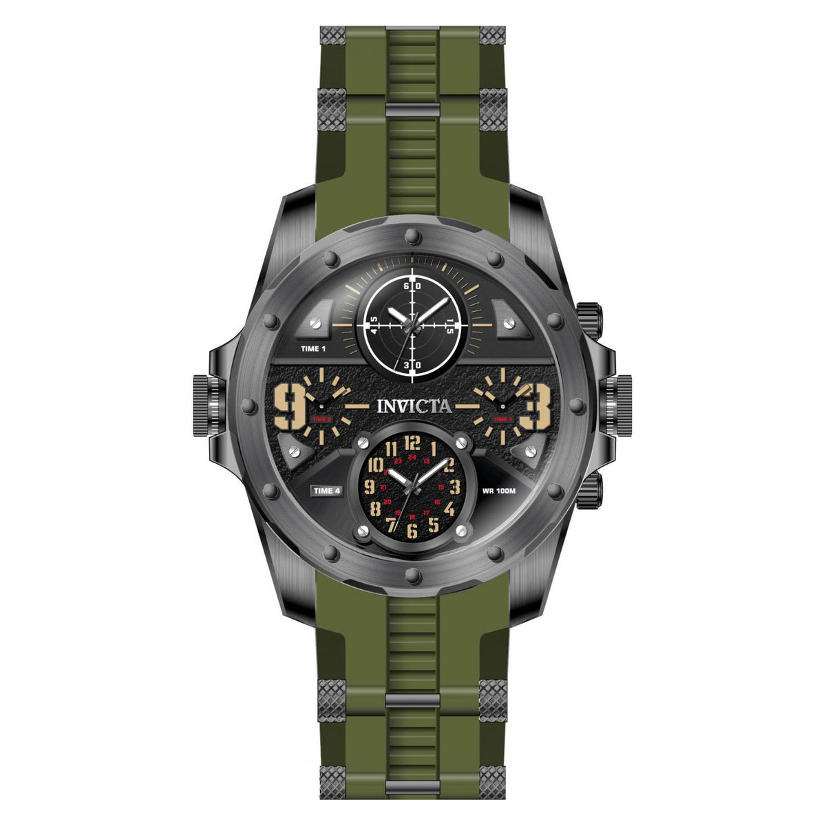 RELOJ DEPORTIVO PARA HOMBRE INVICTA COALITION FORCES 31138 - GRIS VERDE