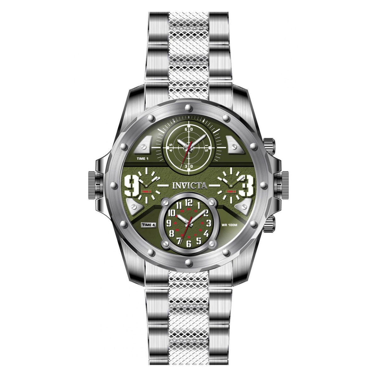 RELOJ  PARA HOMBRE INVICTA COALITION FORCES 31147 - PLATEADO