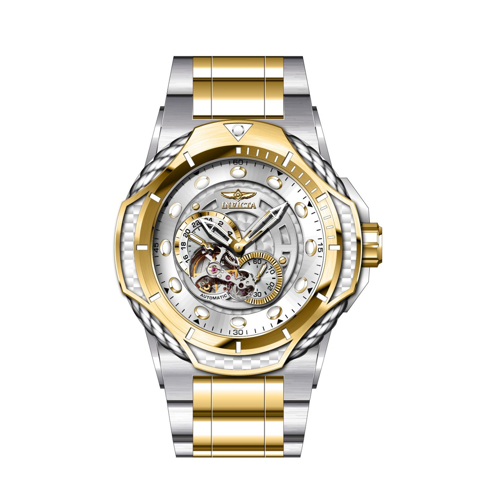 RELOJ  PARA HOMBRE INVICTA BOLT 31175 - ACERO, ORO