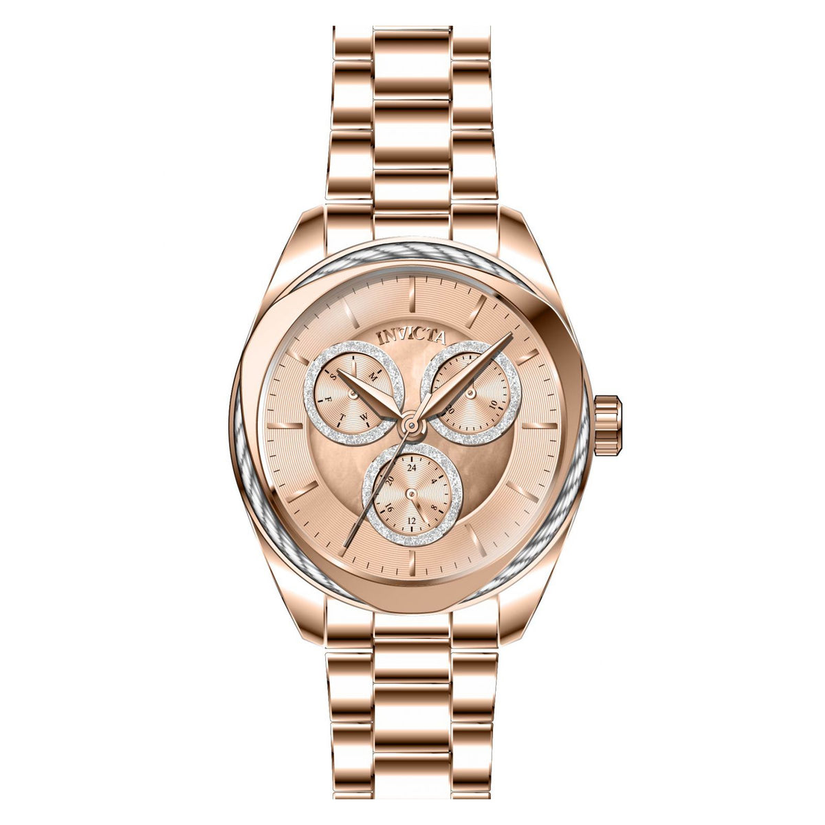 RELOJ  PARA MUJER INVICTA BOLT 31229 - ORO ROSA