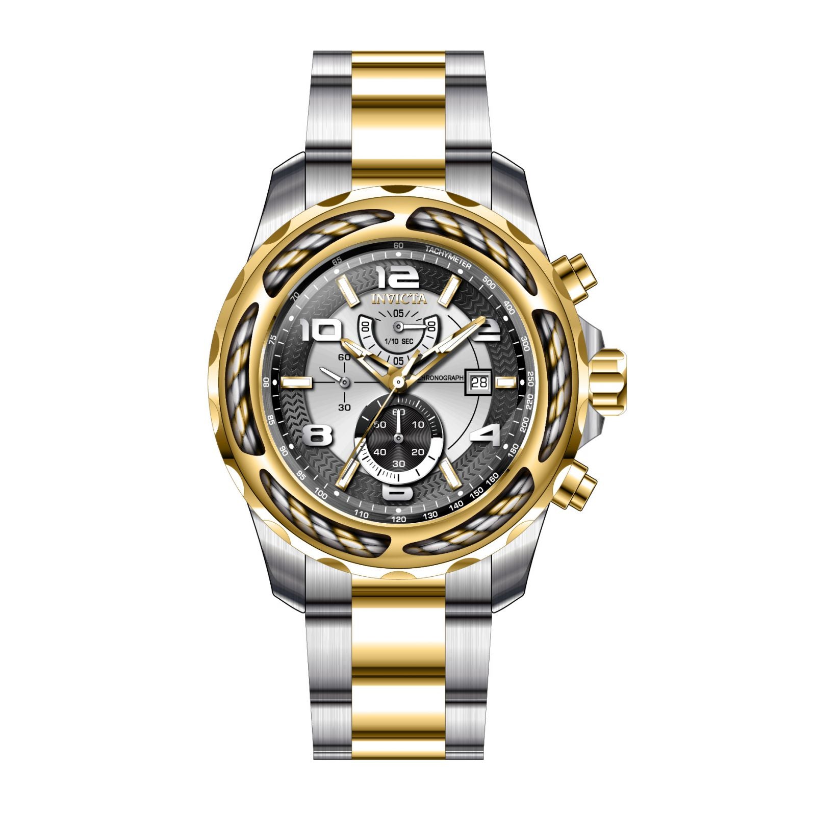 RELOJ  PARA HOMBRE INVICTA BOLT 31230 - DORADO
