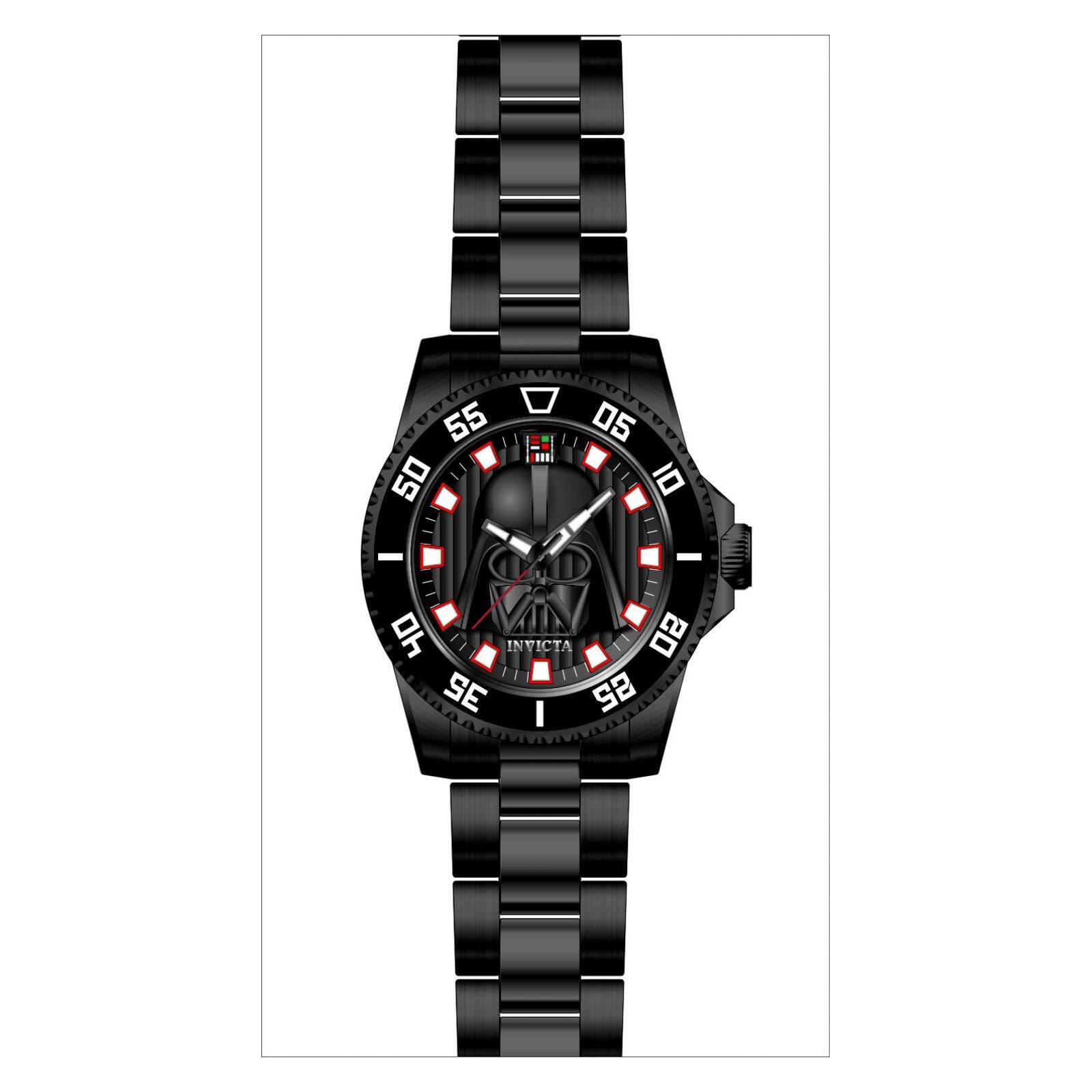 RELOJ DARTH VADER PARA HOMBRE INVICTA STAR WARS 31245 - NEGRO