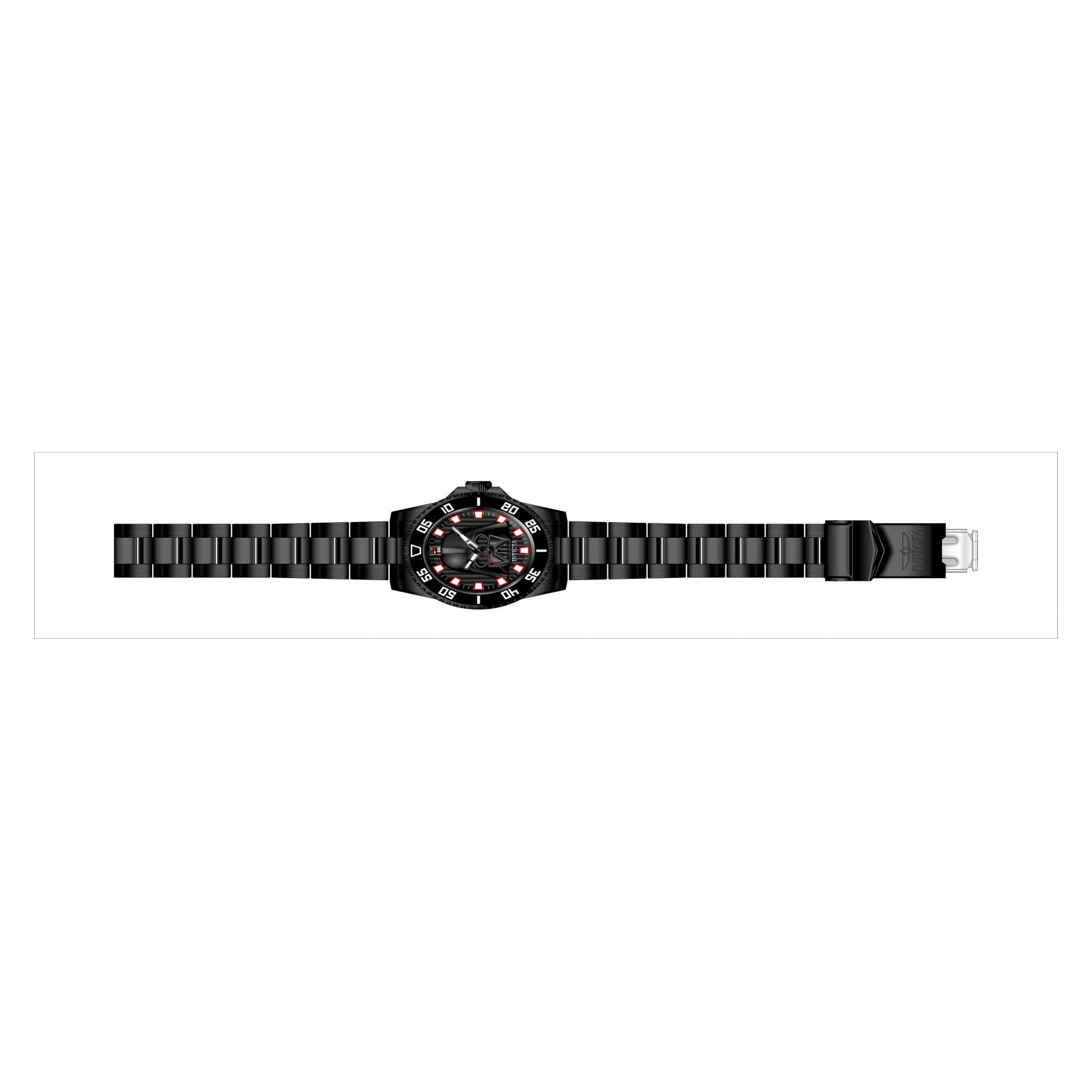 RELOJ DARTH VADER PARA HOMBRE INVICTA STAR WARS 31245 - NEGRO