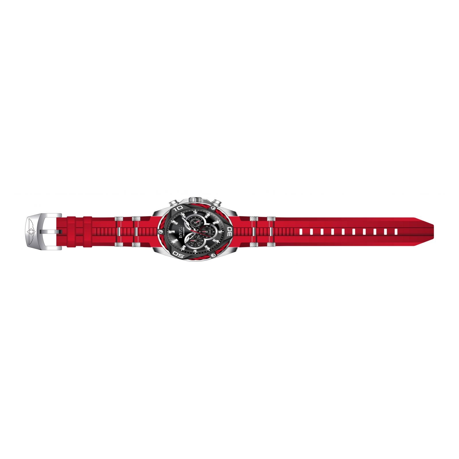 RELOJ  PARA HOMBRE INVICTA BOLT 31310 - ACERO, ROJO